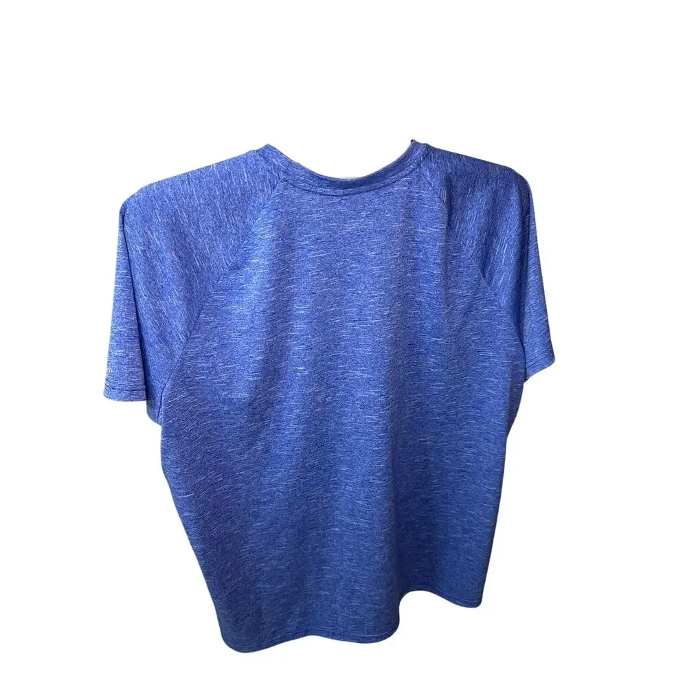 Nike‎ Swim Men's Blue Dri-Fit SPF 40+ Athletic Shirt Size Large